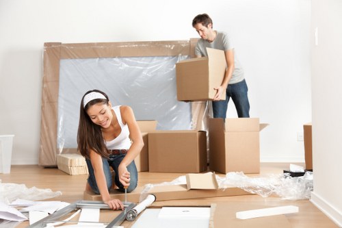 Secure storage items prepared for collection