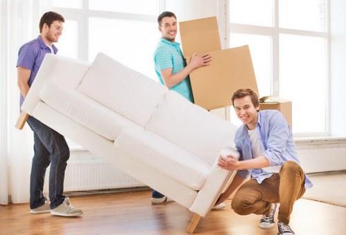People following safe storage practices in a self storage facility