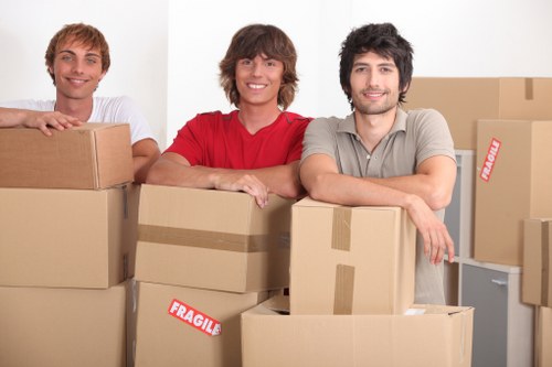 Local removals team loading items for transport in Wandsworth